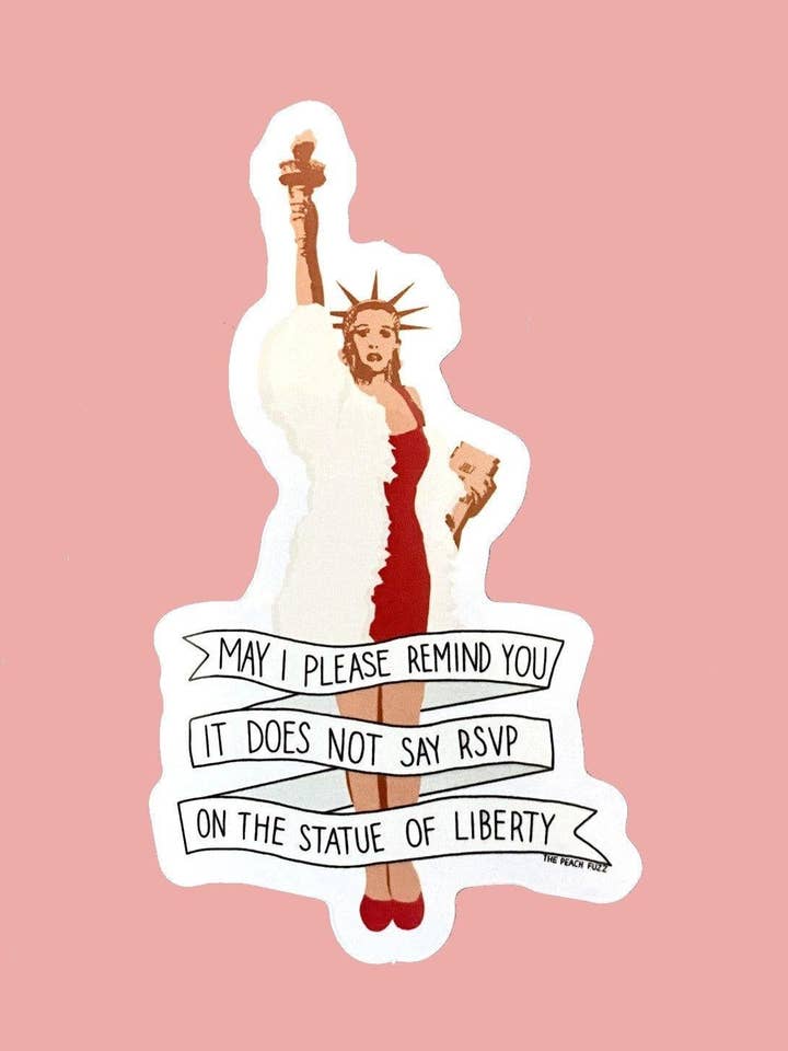 Clueless RSVP Sticker for wholesale by The Peach Fuzz