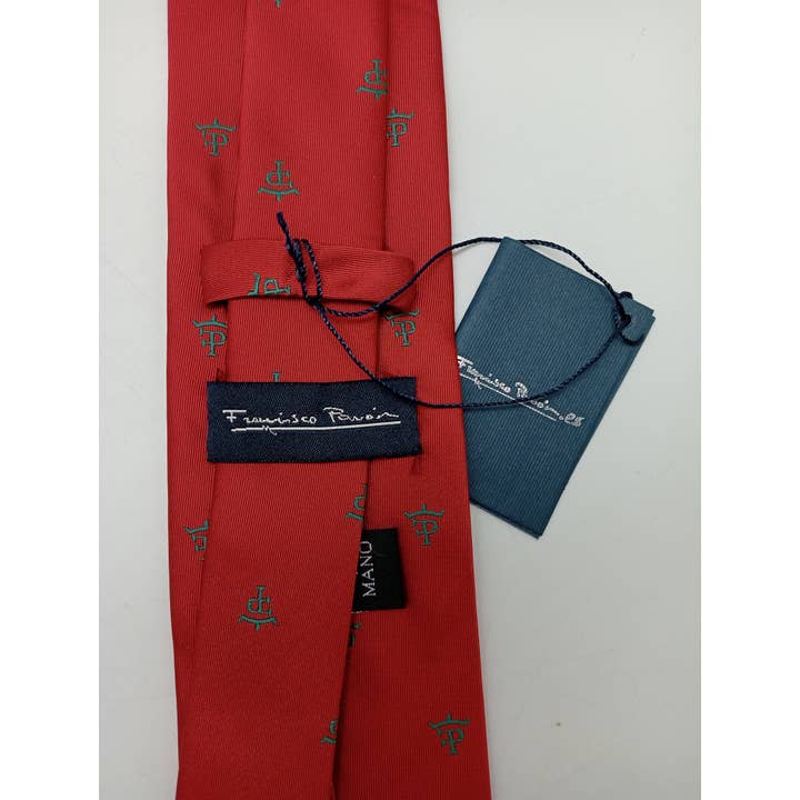 Andaluza De Corbatas SLU - Venta al por mayor Corbata - Hombre - Corbata roja símbolo Francisco Pavón2