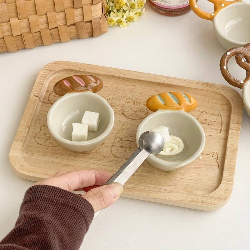 Otterware – Großhandel Gewürz-/Dipschale – Handgefertigte Mini-Keramikschalen - Brezel- & Laibgriffe4