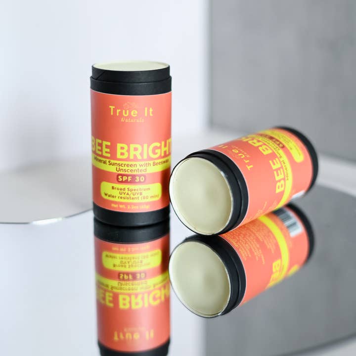 True It Naturals - Wholesale Sunscreen - Stick Mineral Sunscreen Unscented Bee Bright SPF 30