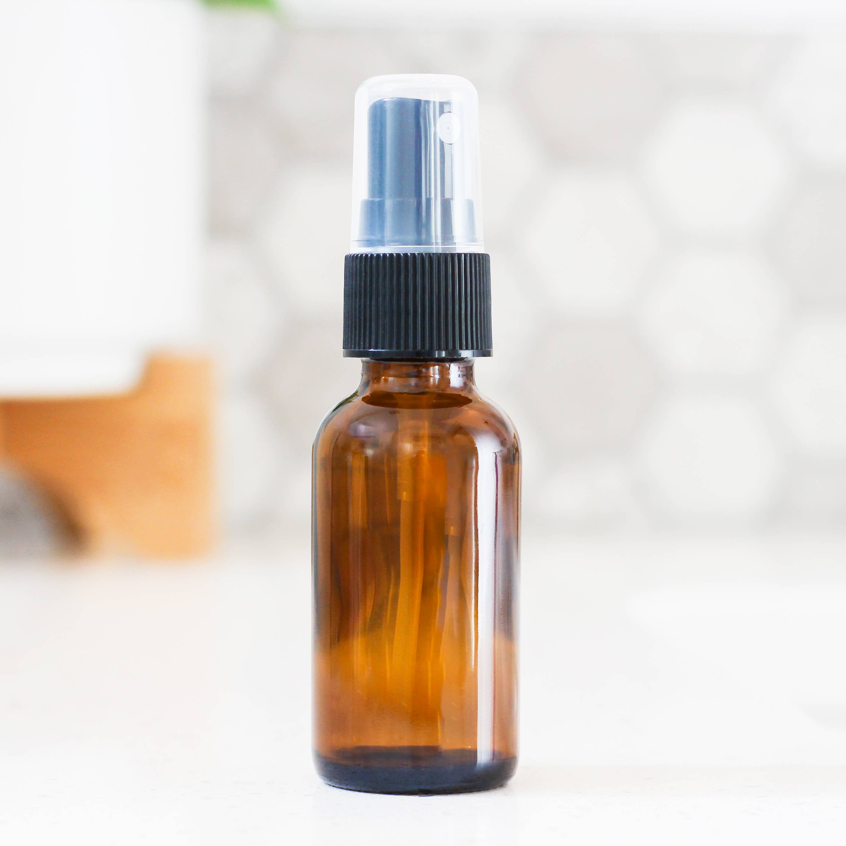 Matrix Aromatherapy - Wholesale Spray Bottle - 1oz Empty Amber Glass Spray Bottle0