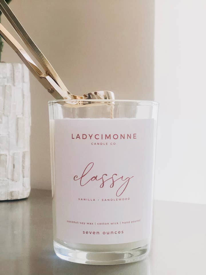 Con clase para venta al por mayor de LadyCIMONNE Candle Co.