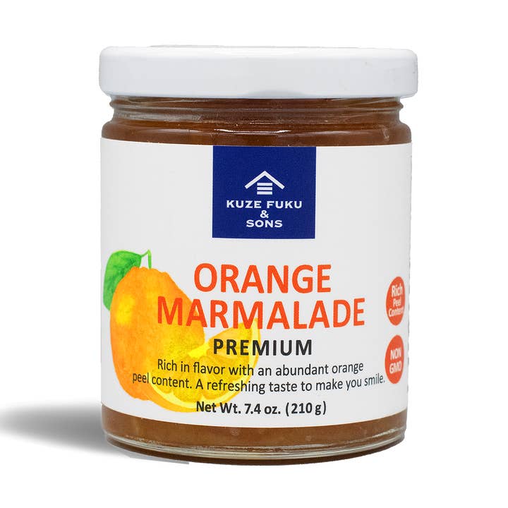 ORANGE MARMALADE PREMIUM 7.4 oz. for wholesale by Kuze Fuku & Sons