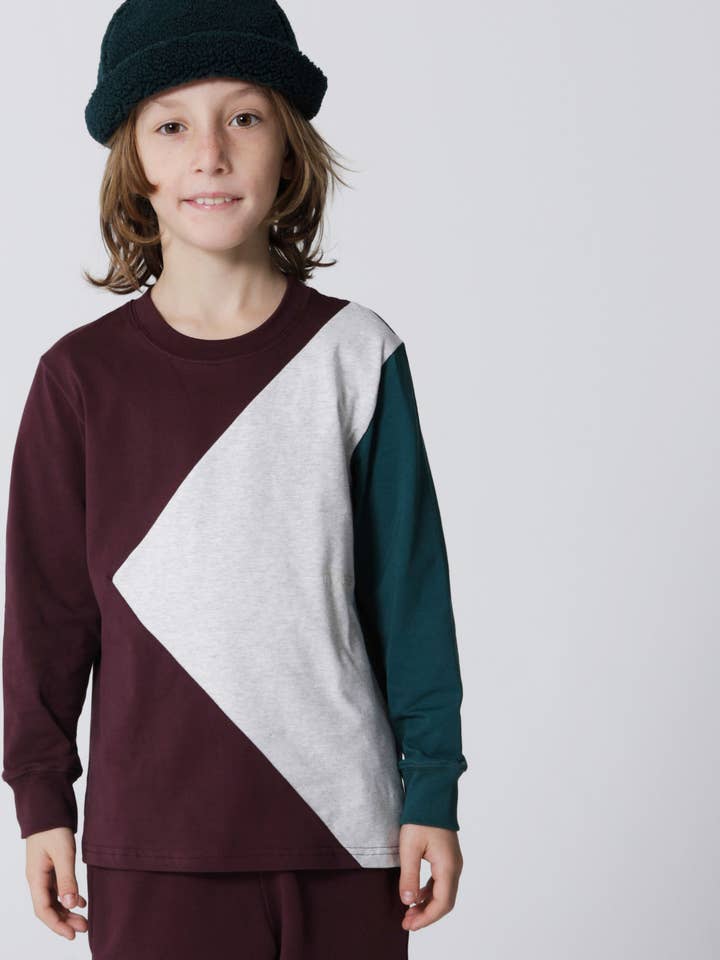 DREIFARBIGES SPORT-LANGARMSHIRT für den Großhandel von Raquette