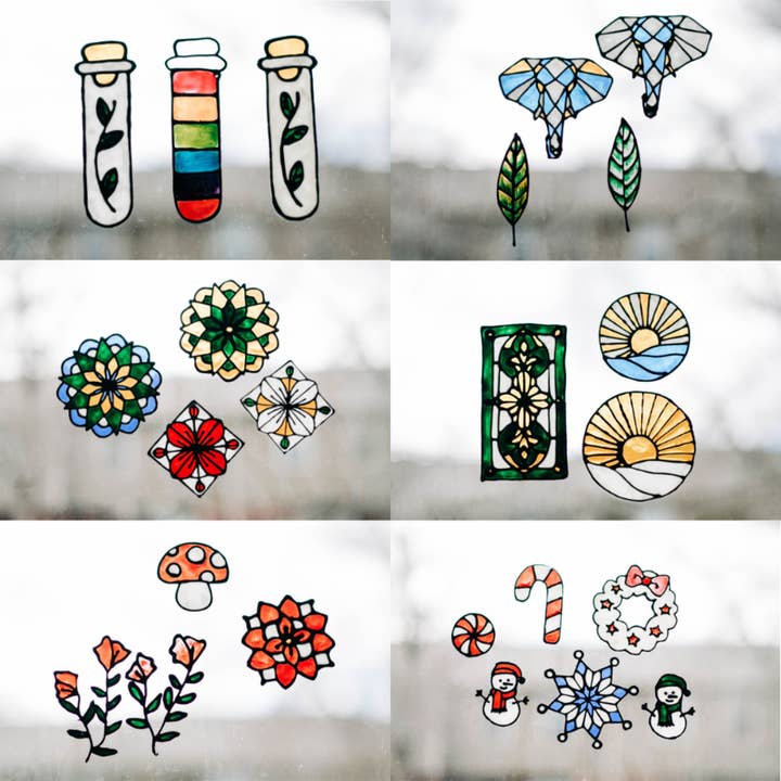 Kit de manualidades de arte en vidrio teñido DIY para venta al por mayor de Adults & Crafts