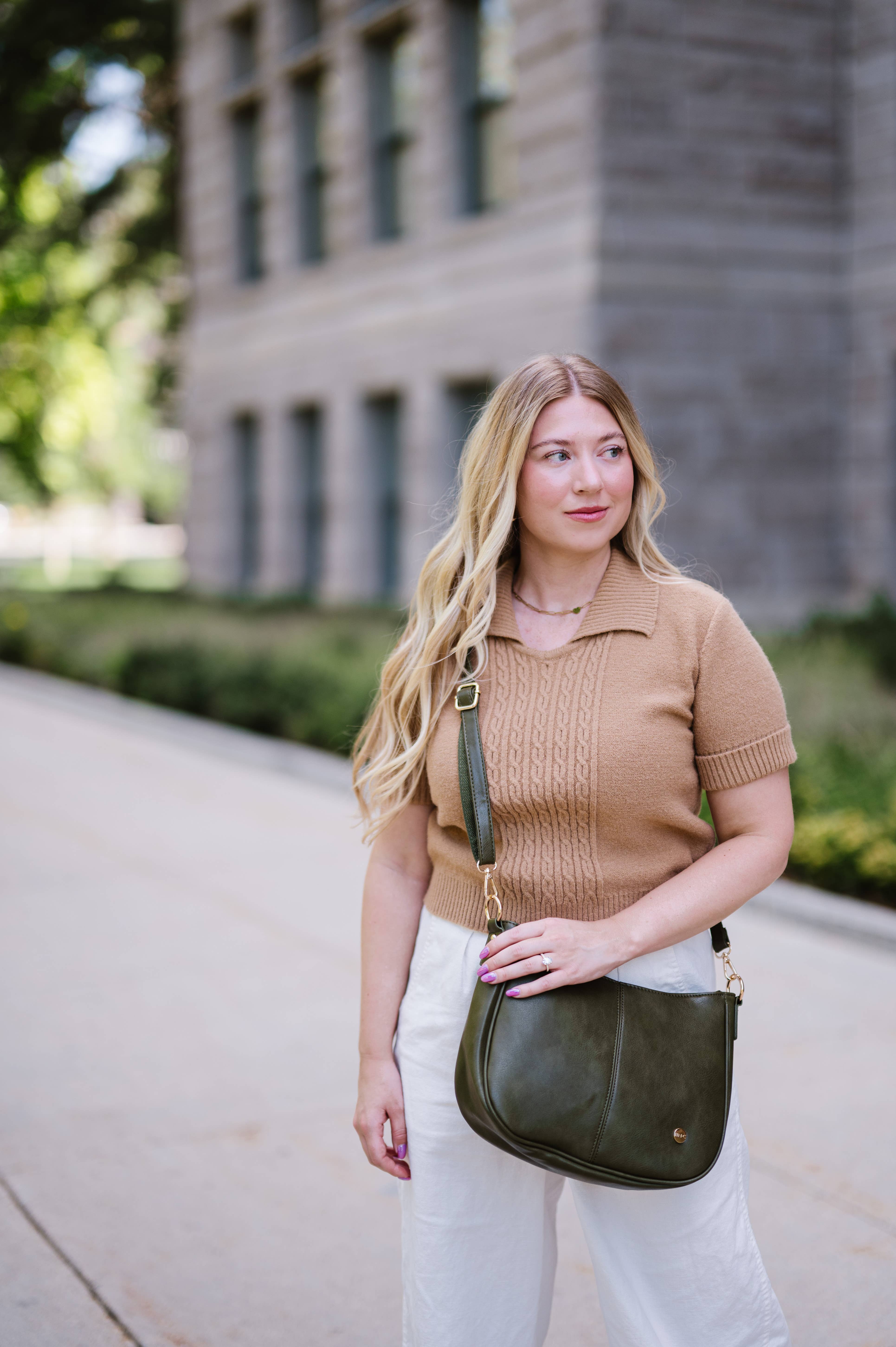 modern and chic - Wholesale Crossbody Bag - Women's - Marissa Crossbody Saddle Hand Bag Purse17