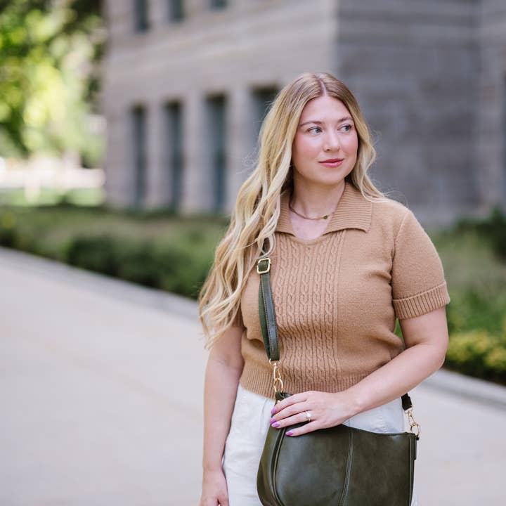 modern and chic - Vente Sac à bandoulière – femme - Sac à main Marissa Crossbody Saddle3