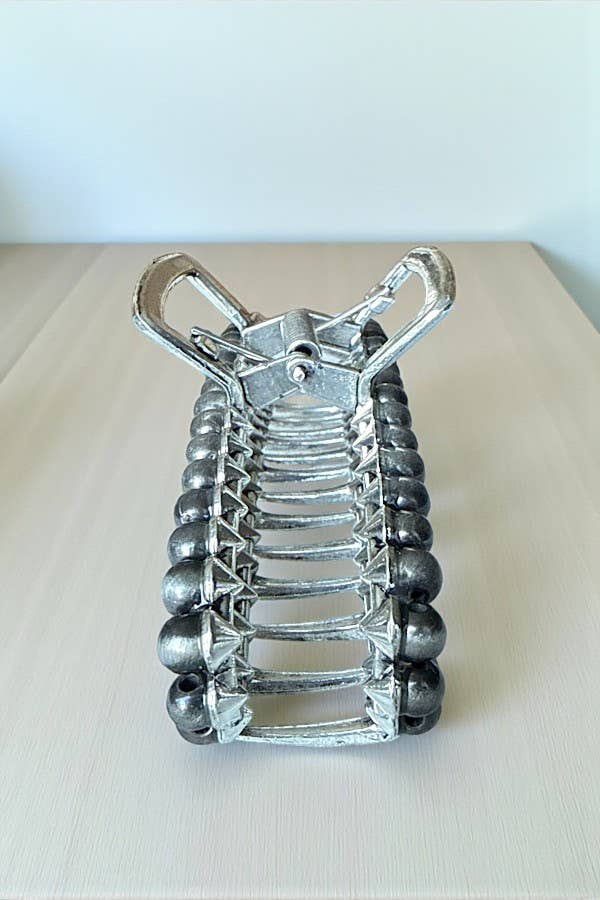 Andrea Bijoux – Clips para cabelo - Mulher por atacado – GARRA DE CABELO GRANDE DE METAL PÉROLA NAVAJO OCIDENTAL2