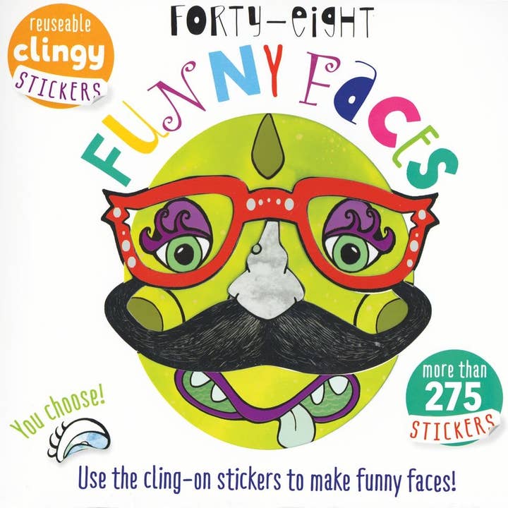Sourcebooks - Wholesale Coloring & Activity Book - Kids & Baby - Forty-eight Funny Faces