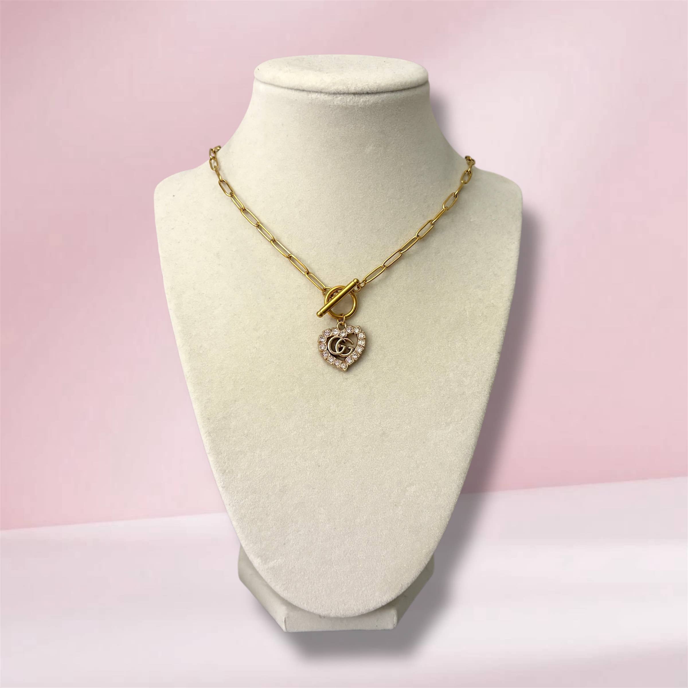 Chelsea Rose - Wholesale Halskettinghanger - Hergebruikte Vintage GG Ketting1