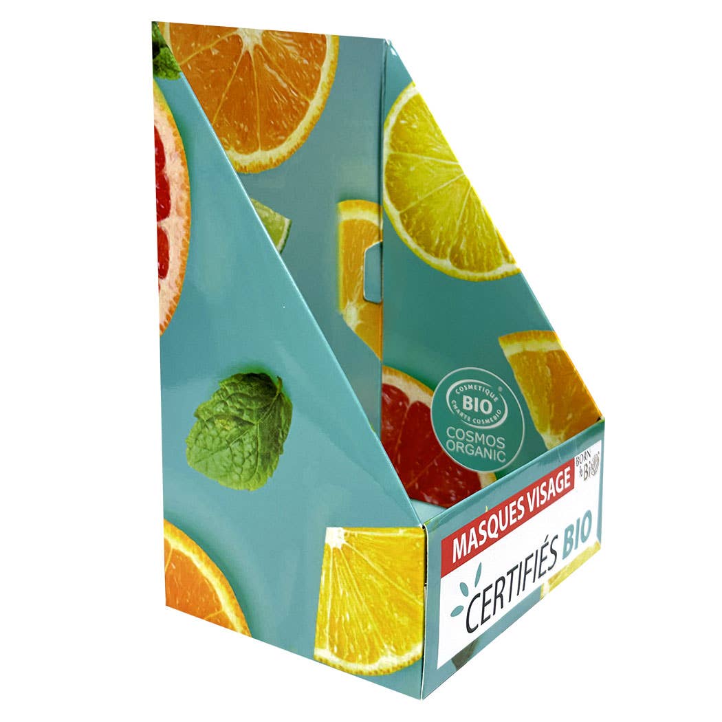 Les Laboratoires Bio Seasons – wholesale Retailer display – Beauty & wellness – Counter Display for Masks1