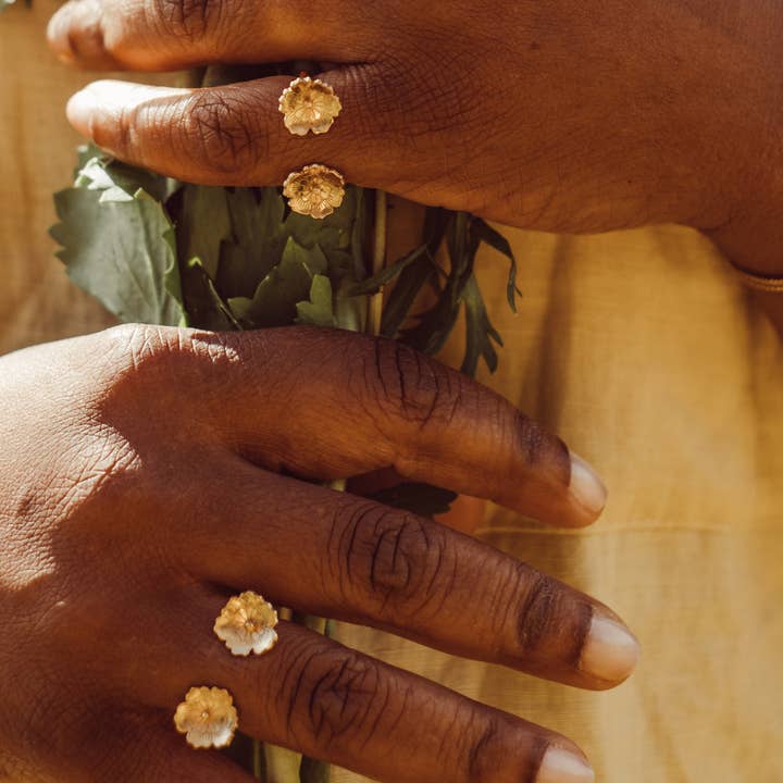 Naturblumenring für den Großhandel von Joana Mota Capitão Jewellery