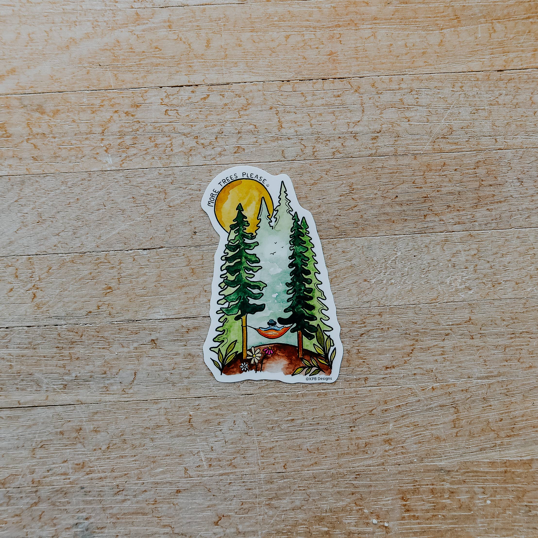 Sticker Girl - Wholesale Sticker - More Trees Please Vinyl Sticker1