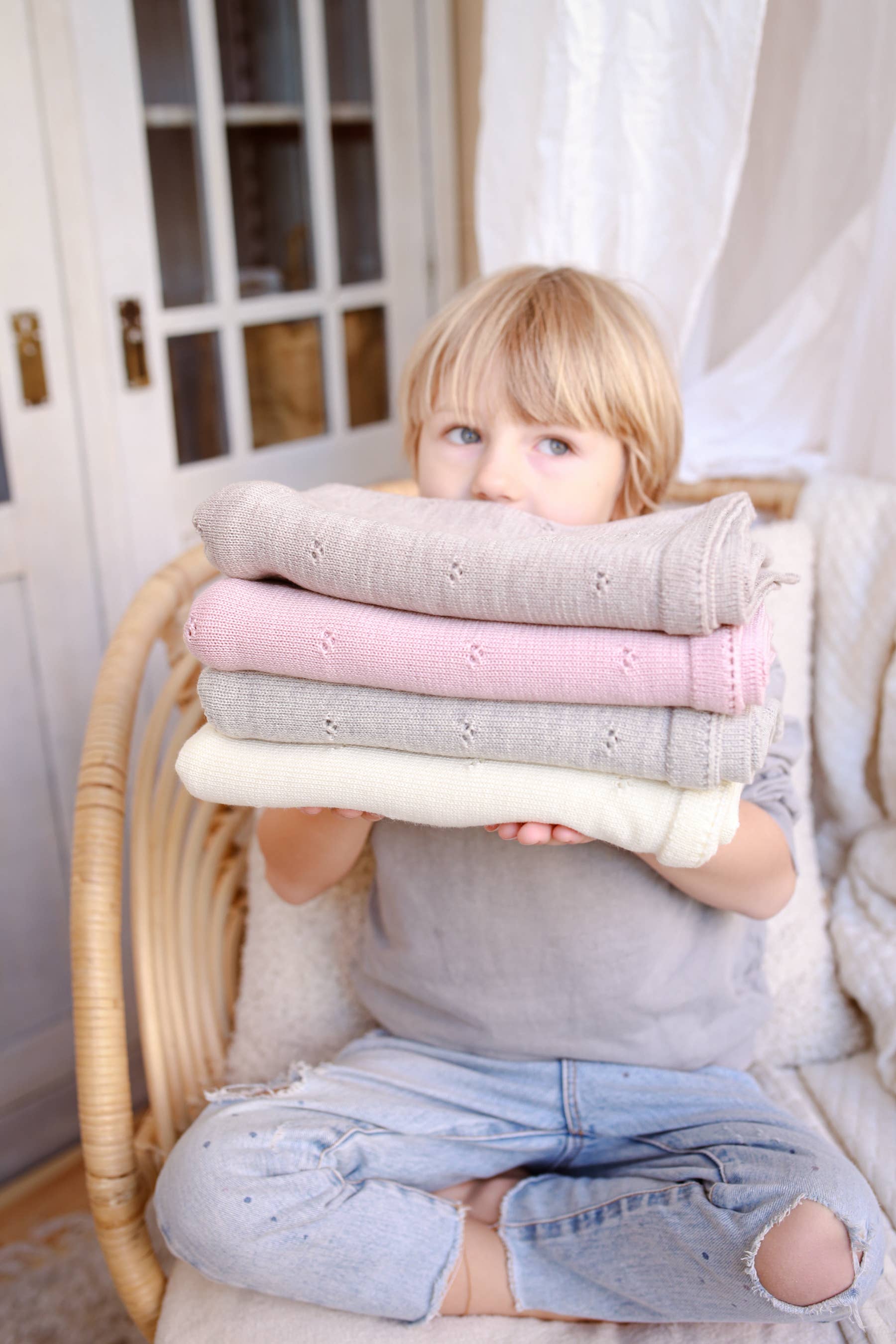 Babyly – wholesale Filtar – Barn och baby – Filt i merinoull för baby – 75 x 100 cm – 4 färger13