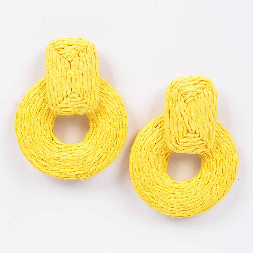 3AM BY H&D ACCESSORIES – Brincos de argola por atacado – Brinco de Papel Artesanal6