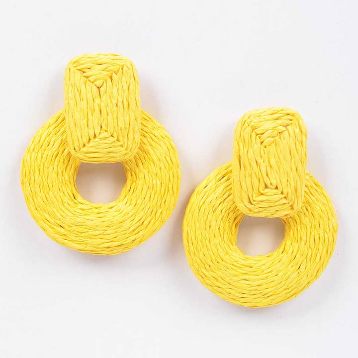 3AM BY H&D ACCESSORIES – Brincos de argola por atacado – Brinco de Papel Artesanal6