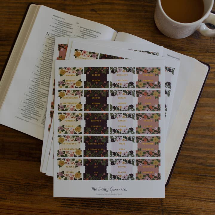 Magnolia Floral Bible Tabs | 76 Tabs and other Purchase Wholesale hobbs batting. Free Returns & Net 60 Terms on Faire trending on Faire.