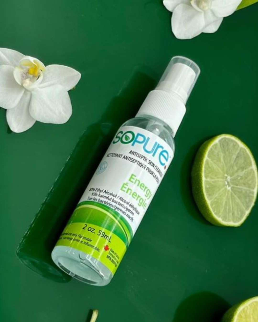 SoPure - Wholesale Desinfecterende handgel - 2oz of 59 ml spray handdesinfecterend middel 80% ethylalcohol8