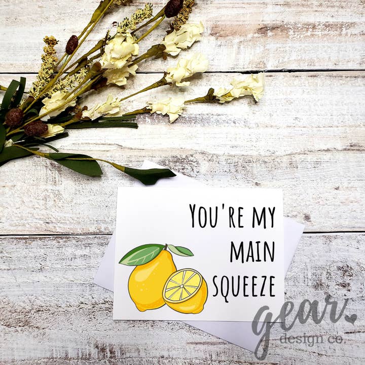 Biglietto Squeeze Main per la vendita all'ingrosso da parte di Gearhart Design Co.