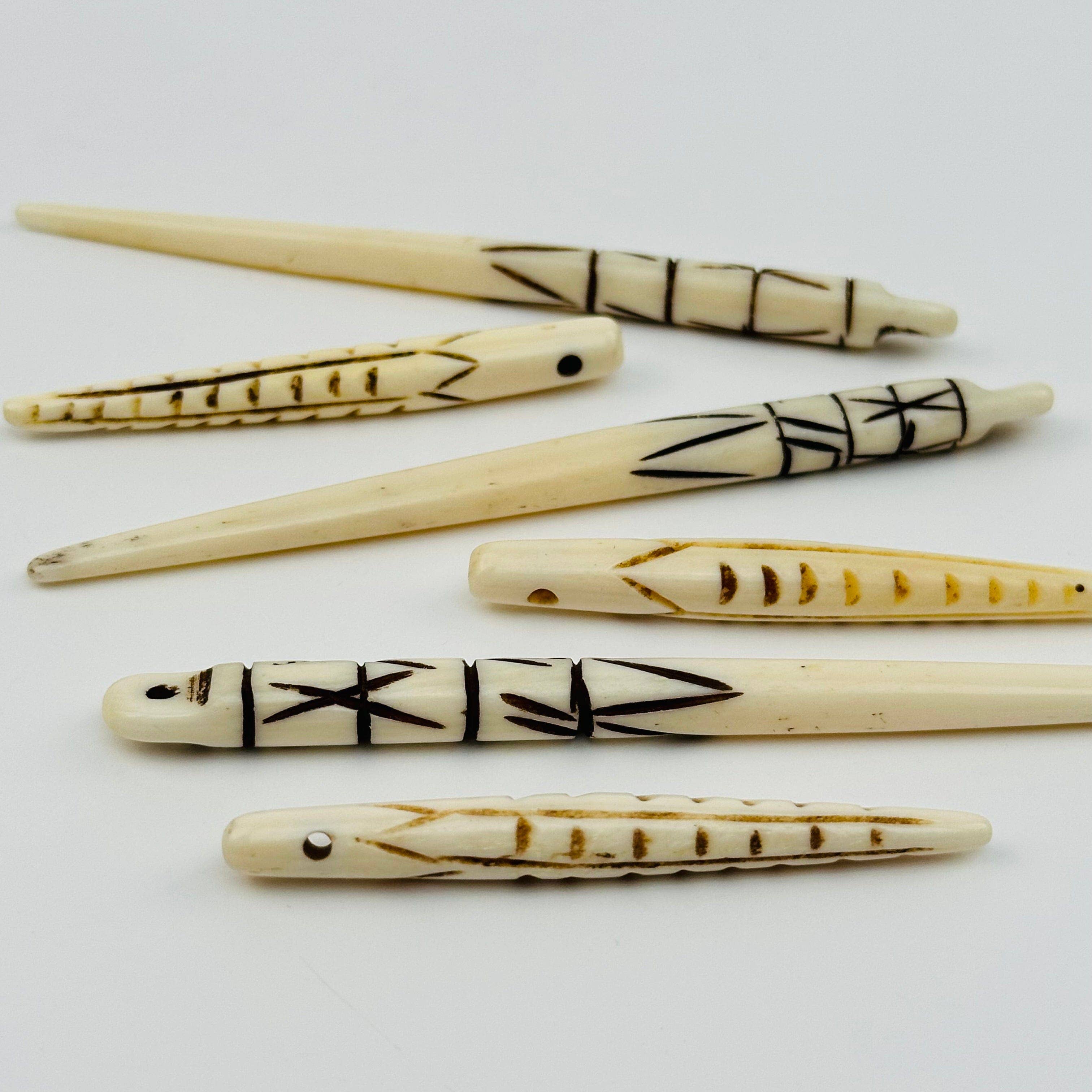 Rock Paradise - Wholesale Individual Charm/Pendant - White Bone Spike Pendant4