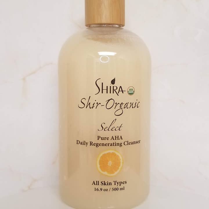 Shira Esthetics - Wholesale Facial Cleanser - Shir-Organic Select AHA Daily Regenerating Cleanser