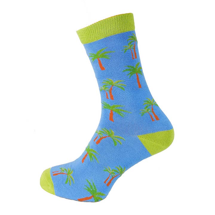 Chaussettes en bambou Palm tree pour la vente par GEMJAR LTD