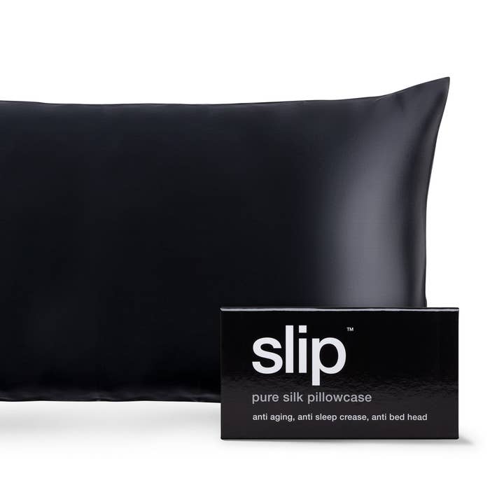 Black King Zippered Pillowcase for wholesale by Slip