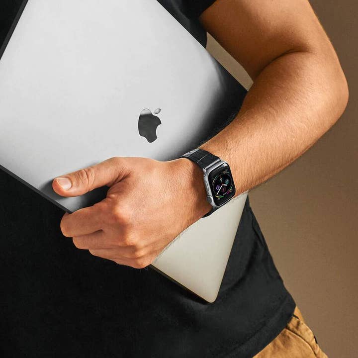 Suritt - Wholesale Watch Band/Strap - Women's - Crocodile print leather strap for Apple Watch Sidney12