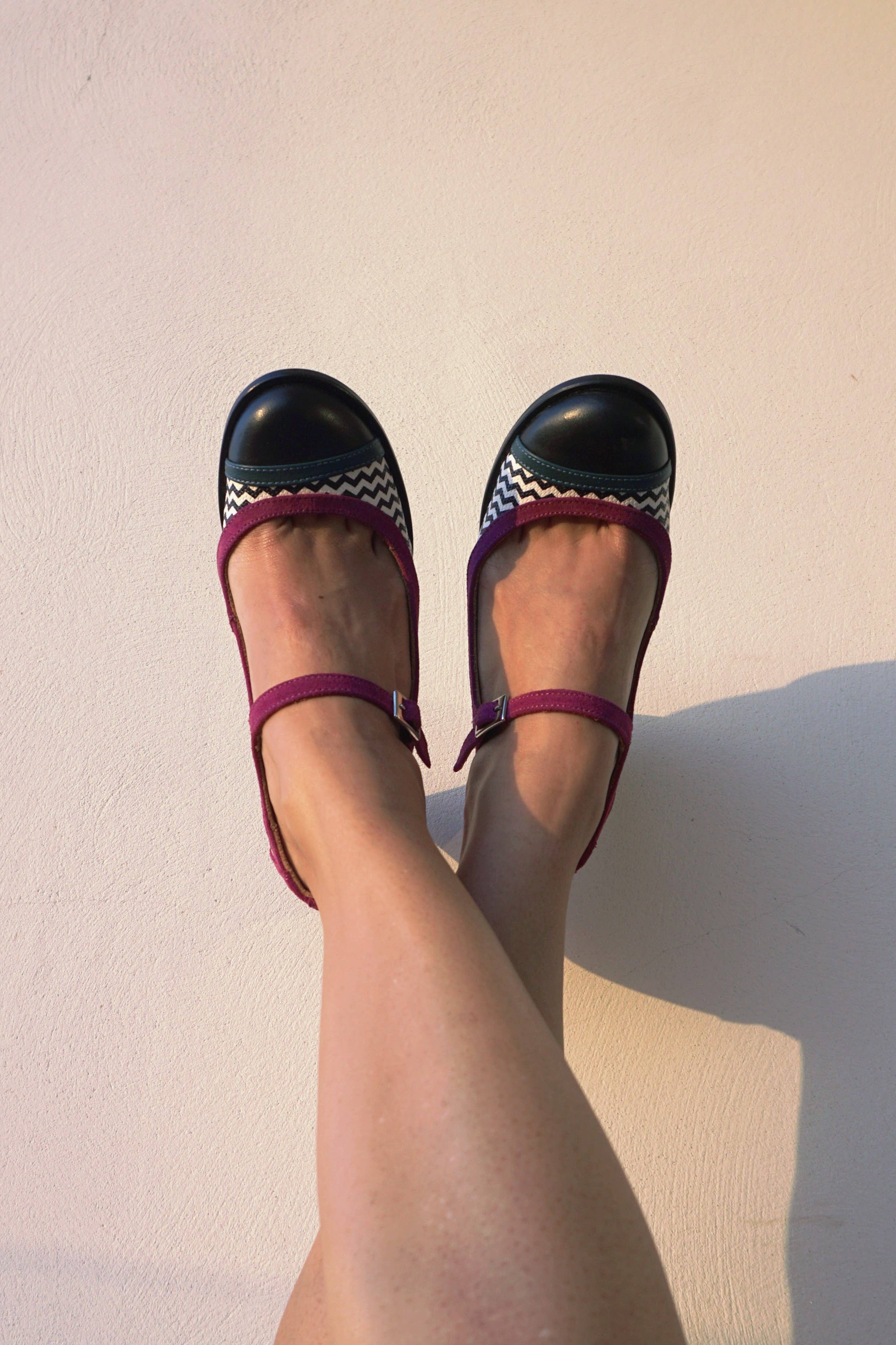 NEMONIC - Wholesale Platform Heels - Women's - Nantes 1790 Black-Arrow Magenta2