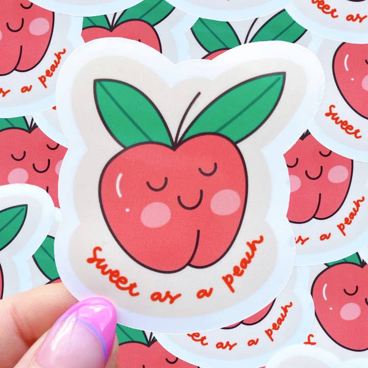 Typo Lettering Co - Wholesale Sticker - Clip art waterproof sticker-sweet as a peach0