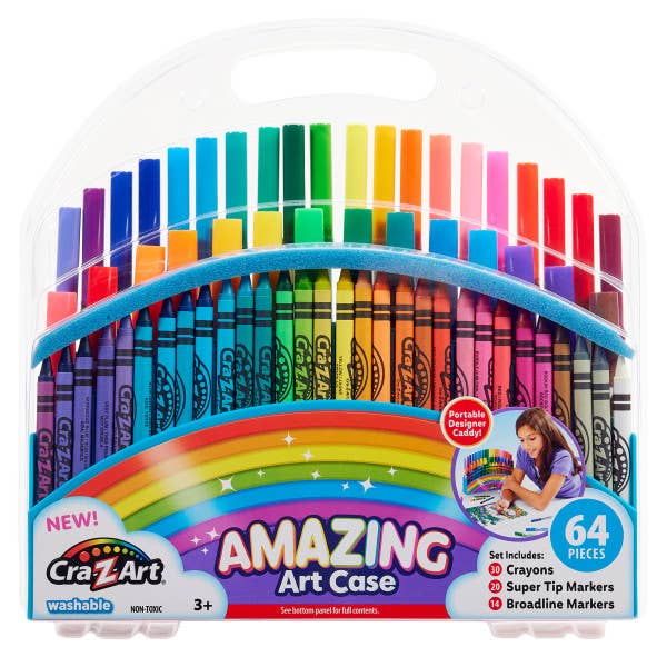 Cra-Z-Art Amazing Art Case 64 ct for wholesale by Cra-Z-Art