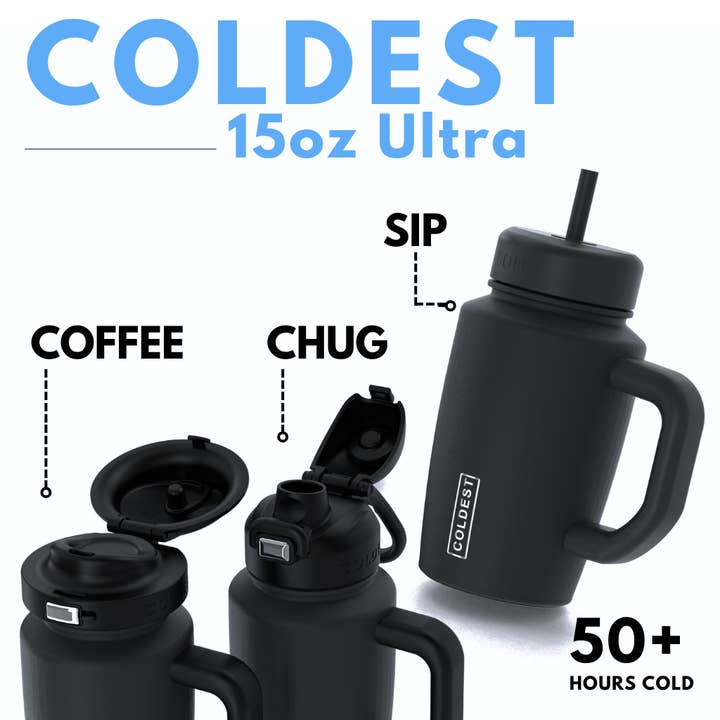 The Coldest Water - Wholesale Water Bottle - COLDEST 15oz Limitless Ultra v82