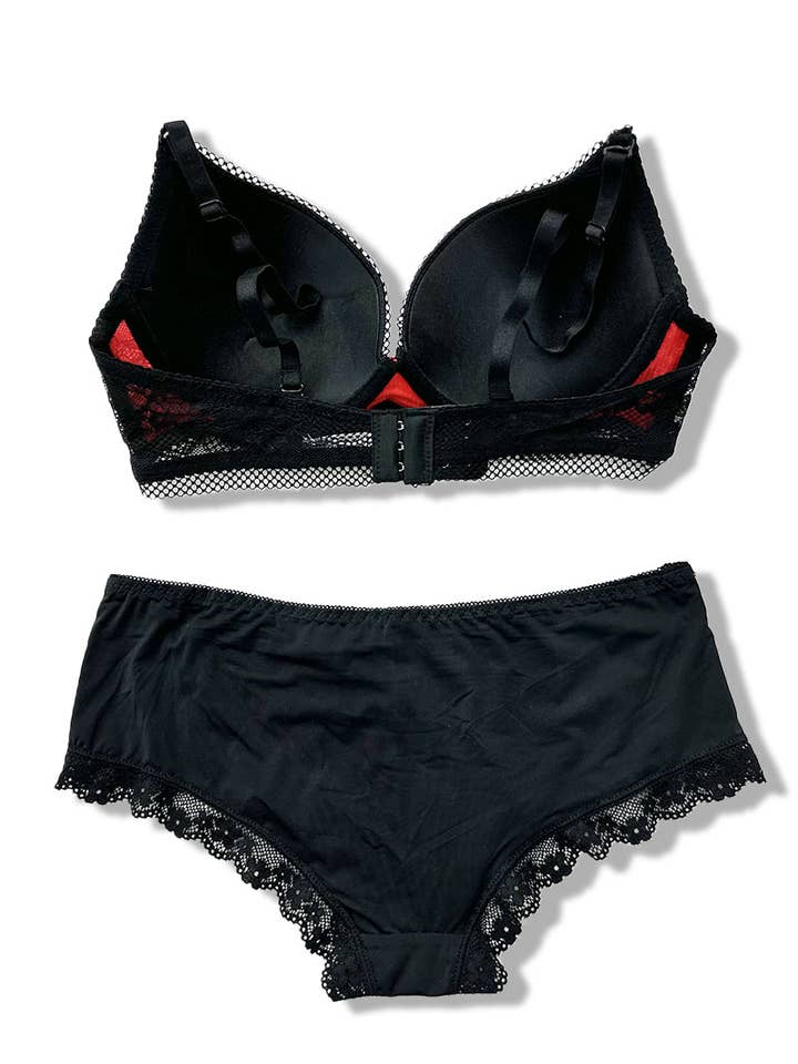 Belle Com'Elle - Wholesale Lingerie Set - Women's - C Cup Bra + Panty Set/AZ160072