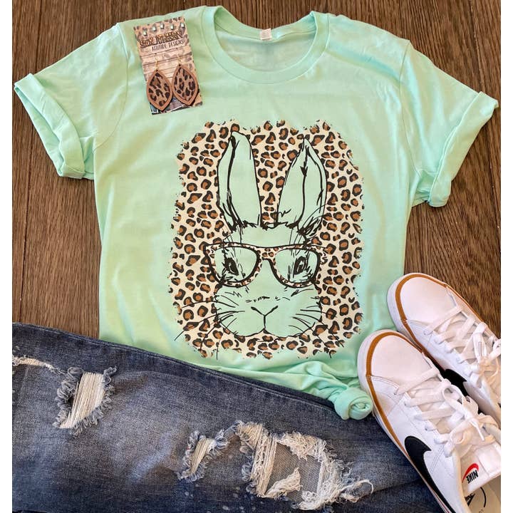 Leopard Bunny - Mint for wholesale by Southern Attitude Designs Inc