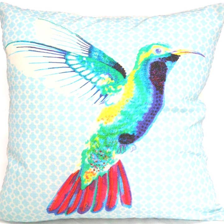 Hummingbird Cush Cover 45cm for wholesale by Status Collections