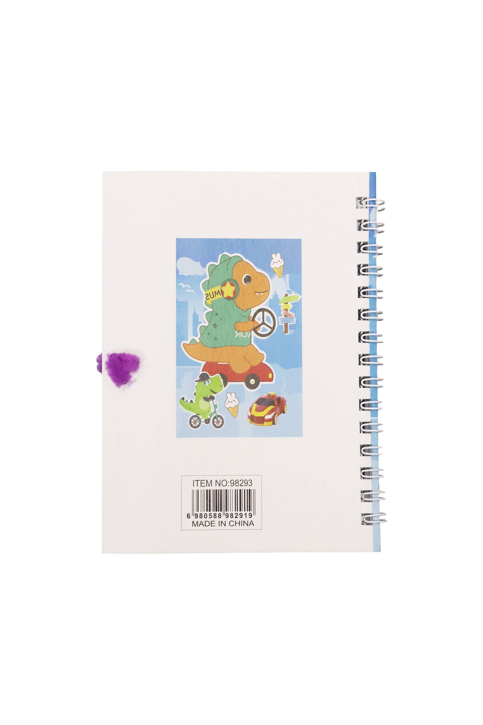 ASSORTED Dinosaur A6 Spiral Bound Notebook With Pen for wholesale on Faire4