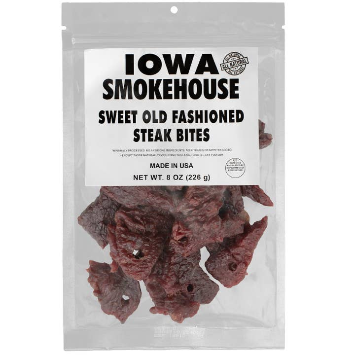 Bouchées de steak de 8 oz Sweet Old Fashioned ? (6/caisse) pour la vente par IOWA SMOKEHOUSE