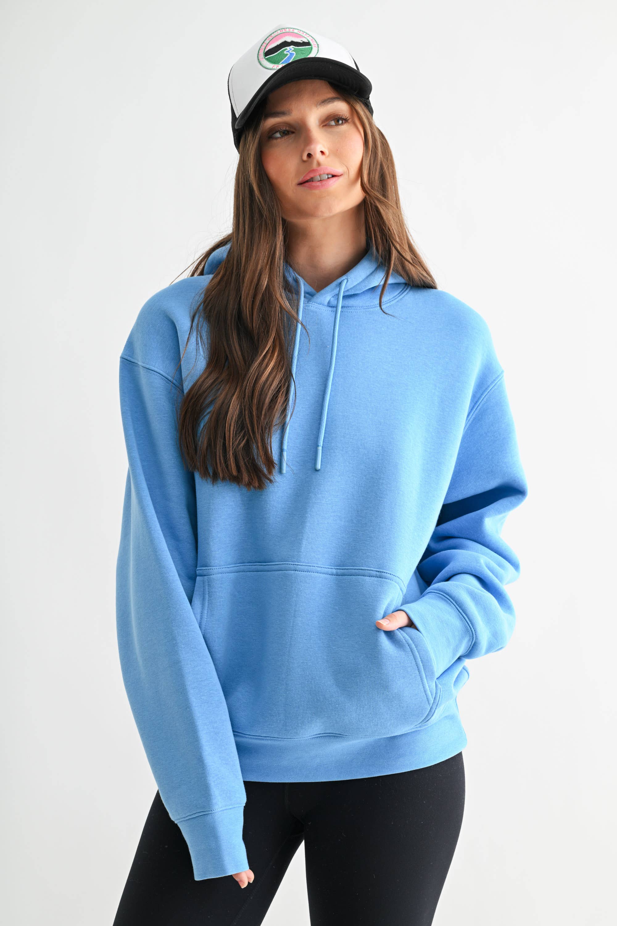 Mono B - Vendita all'ingrosso Felpa con cappuccio - Donna - Felpa con cappuccio in misto cotone0