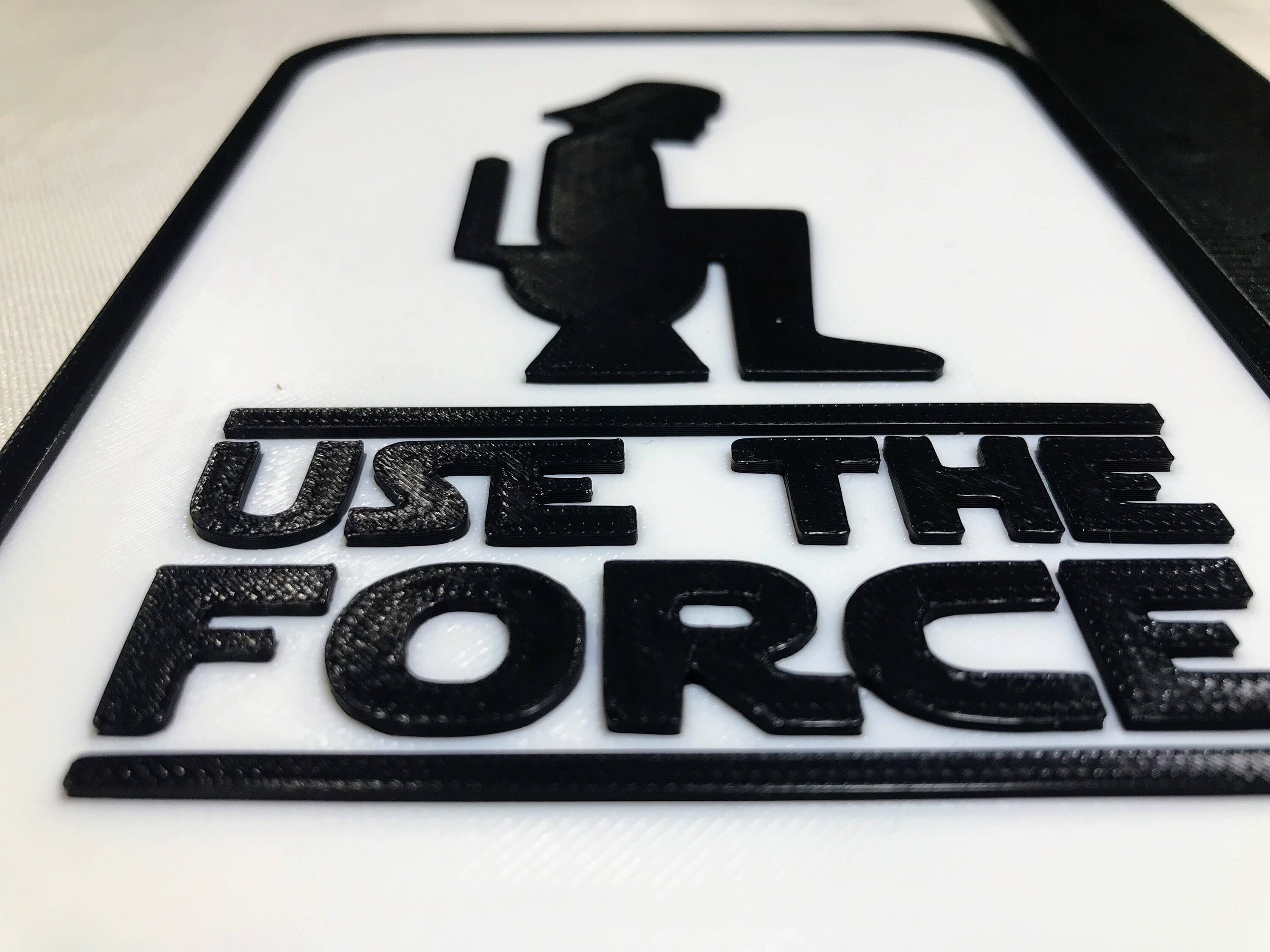 Charles Prints - Wholesale Bathroom Sign - Star Wars Bathroom Sign2