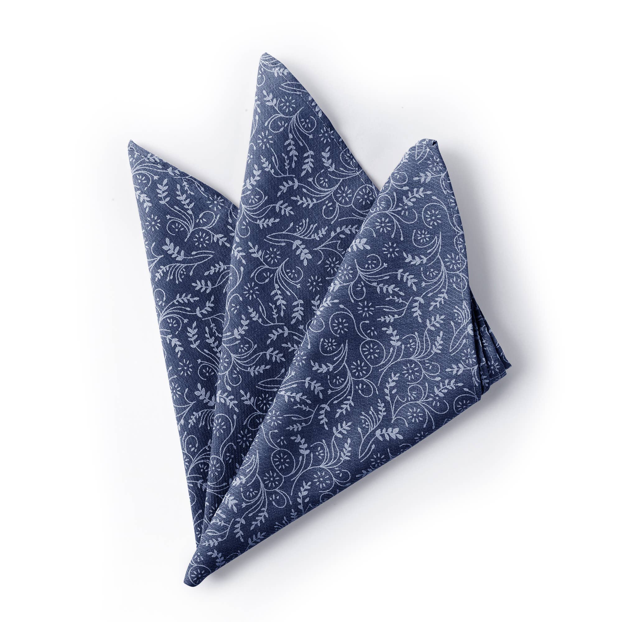 Jacob Alexander – wholesale Pocket square – Men’s – Men's Floral Cotton Pocket Square7
