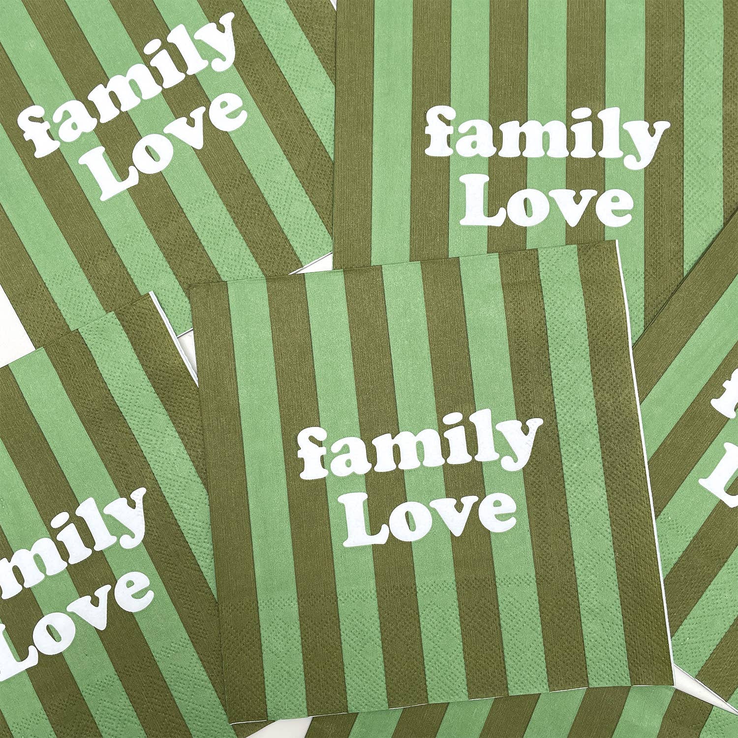 Opjet Paris - Vente Serviettes jetables - Serviette papier rayure family love x201