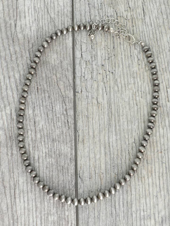 Western Navajo Pearl Beaded Collar Necklace for wholesale by SP Sophia Collection