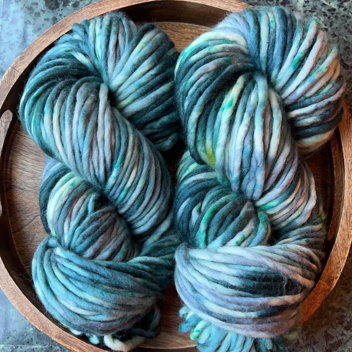 Honey and Clover Knits, LLC - Wholesale Yarn - Hand dyed yarn | super bulky yarn | hand dyed merino wool yarn | indie dyed wool | Clover - Signature Colorway1