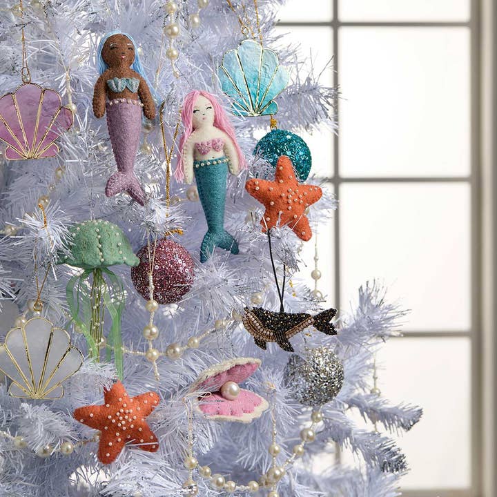 SERRV International - Wholesale Ornament Set - Glass Pearl Ornaments - Set of 6