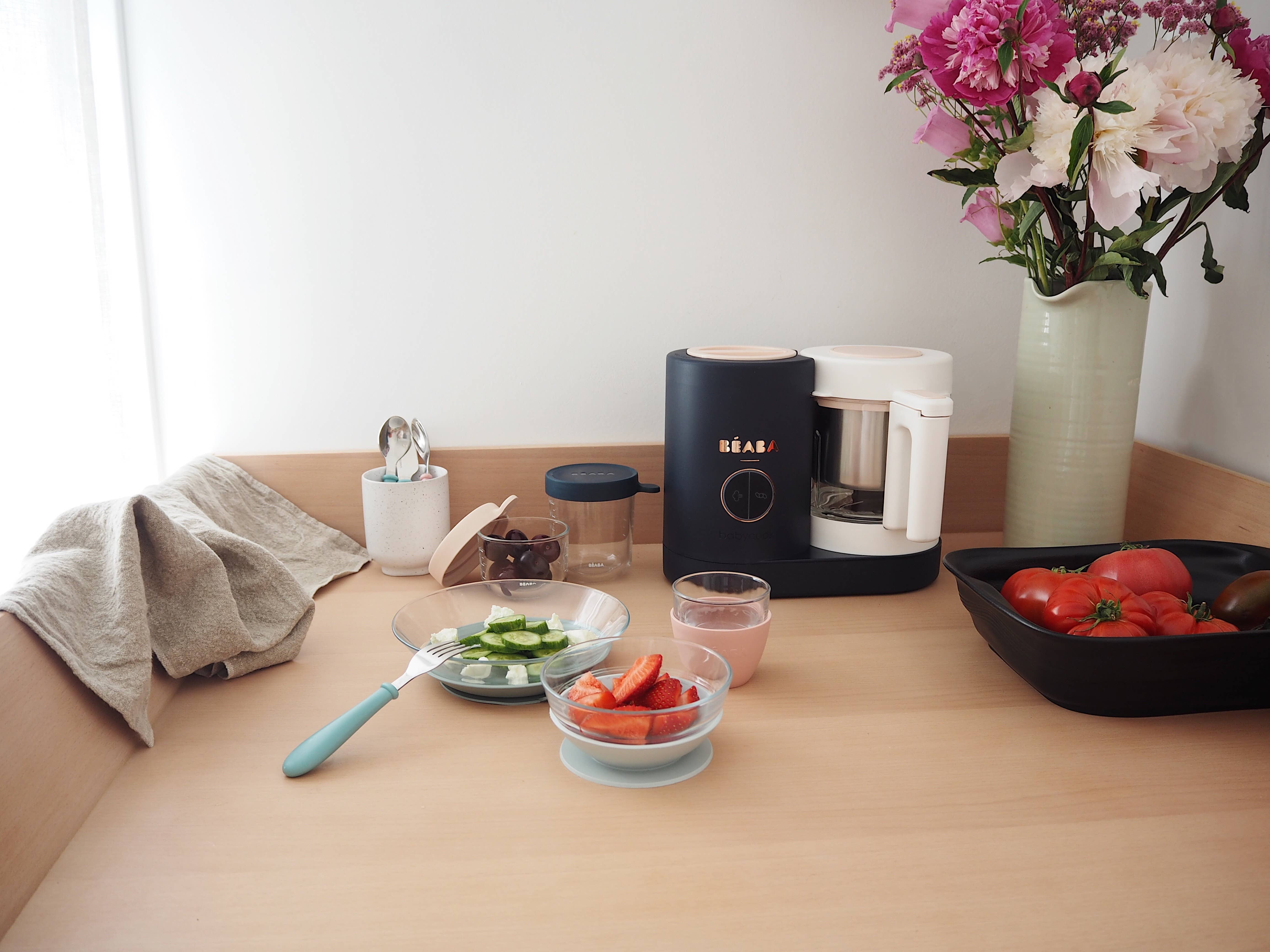 BEABA & Childhome - Wholesale Dinner Plate - Kids & Baby - BEABA Glass Meal Set - Eucalyptus6