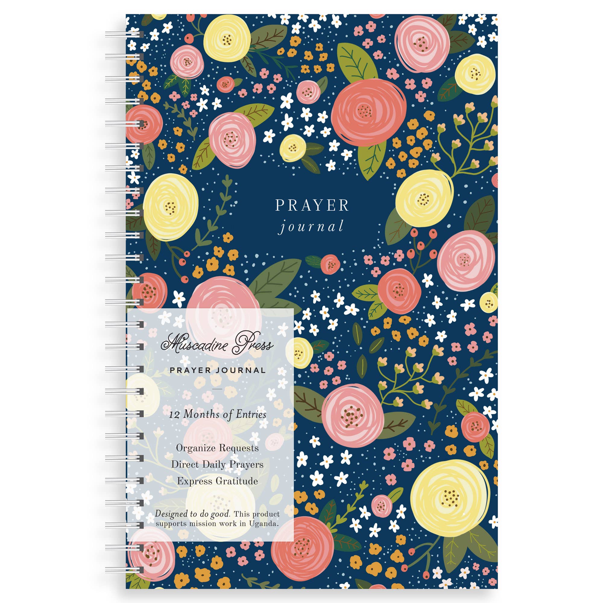Muscadine Press - Wholesale Journal/Diary - Yearly Prayer Journal, Rose Garden5