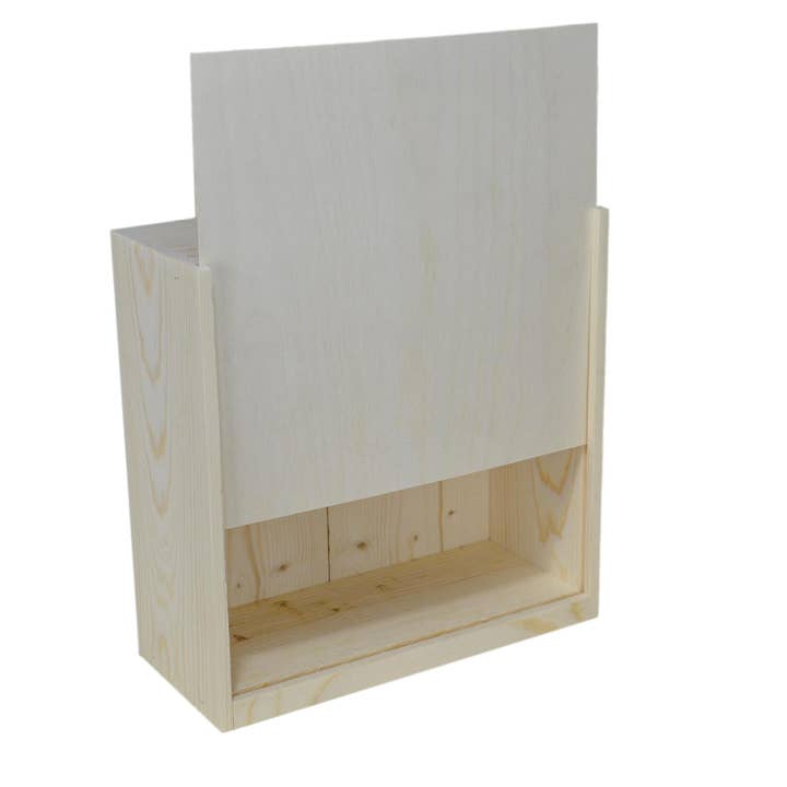 Poole & Sons Inc. - Wholesale Decorative Box - Wooden Slide Top Box 10x10x4 (Bulk)2