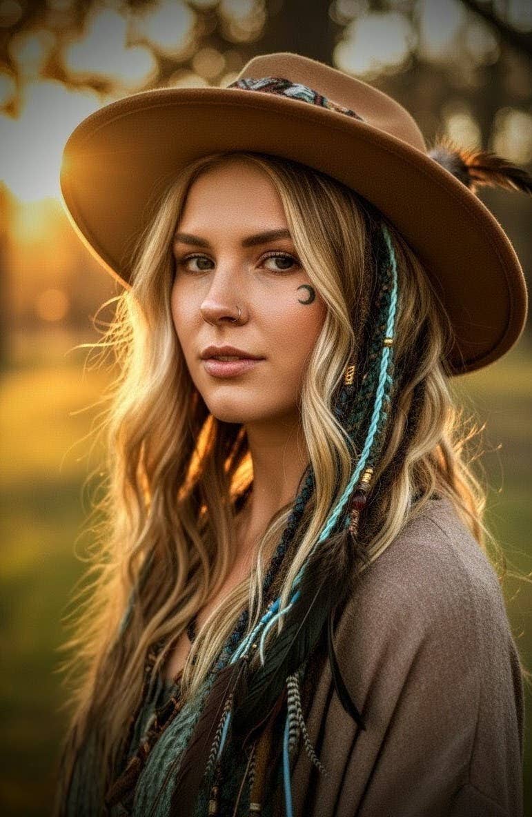 Sea Gypsy Designs - Vente Extensions de cheveux - Choisissez vos couleurs ! BOHO ∆ GYPSYDREADS multicouches17