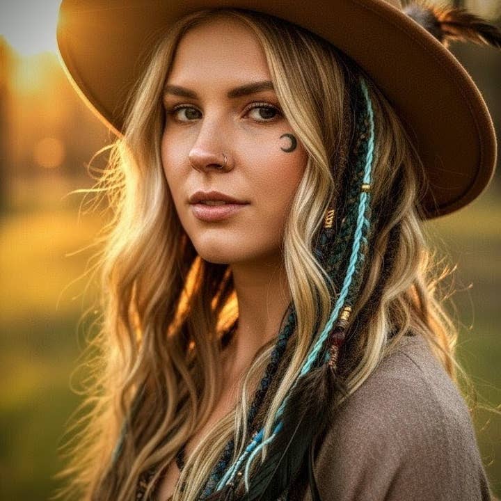 Sea Gypsy Designs - Vente Extensions de cheveux - Choisissez vos couleurs ! BOHO ∆ GYPSYDREADS multicouches17