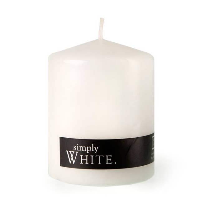 Buckley & Phillips Aromatics - Wholesale Pillar candle - White Pillar Candle Medium0